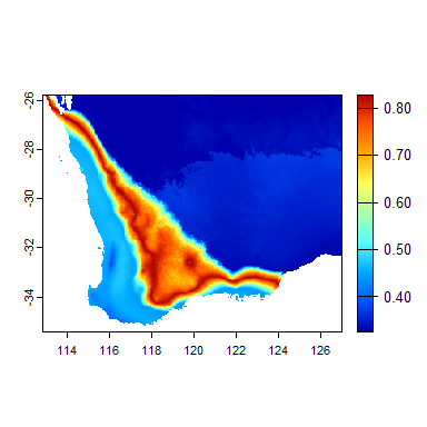 Predicted magnitude of biological change through time